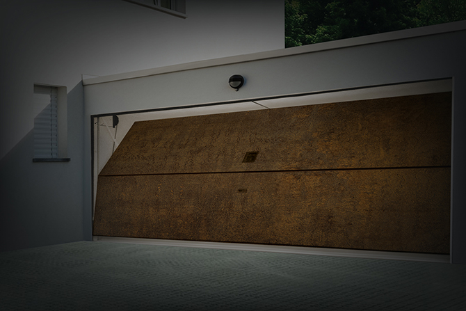 overlap porte motorisée